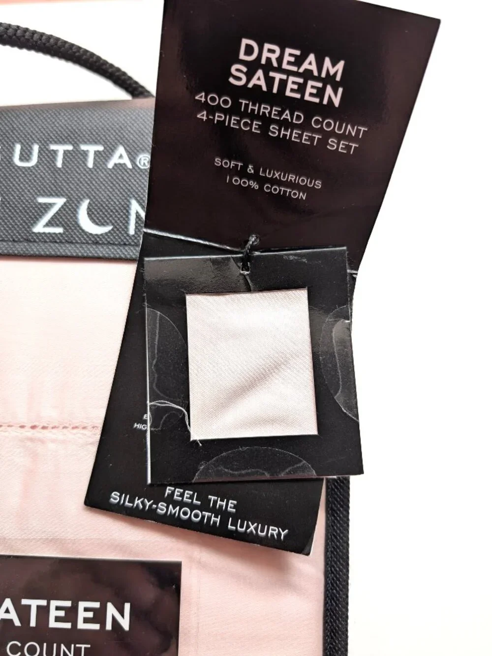 Wamsutta Dream Zone QUEEN Sheet Set 400 TC 100% Cotton Dream Sateen Pink NEW